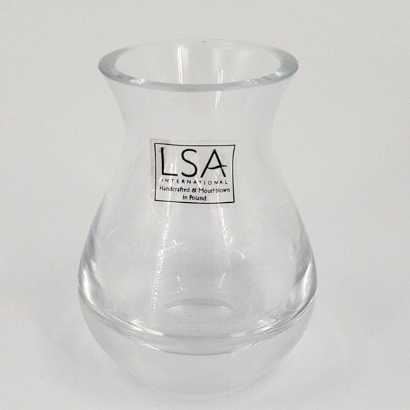 LSA INTERNATIONAL Handcrafted & Mouthblown in Poland Bud Vase / Art Glass - Picture 1 of 6